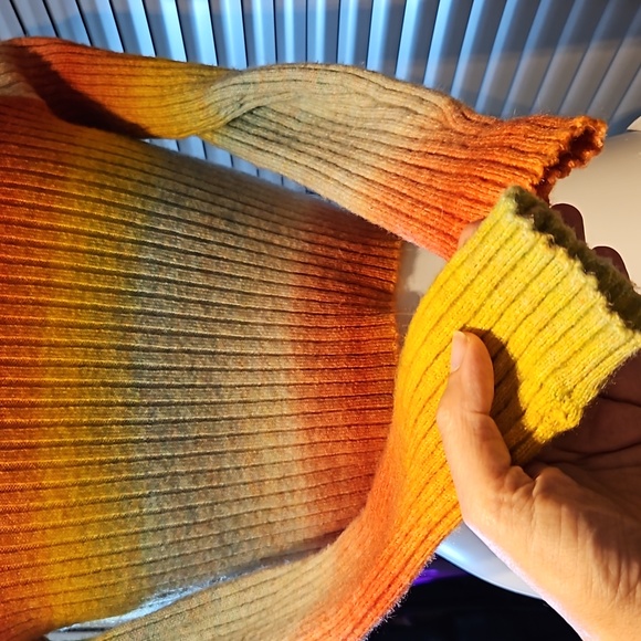 Bershka size S rainbow stripe stretch jumper very good carefully worn condition - Picture 12 of 16